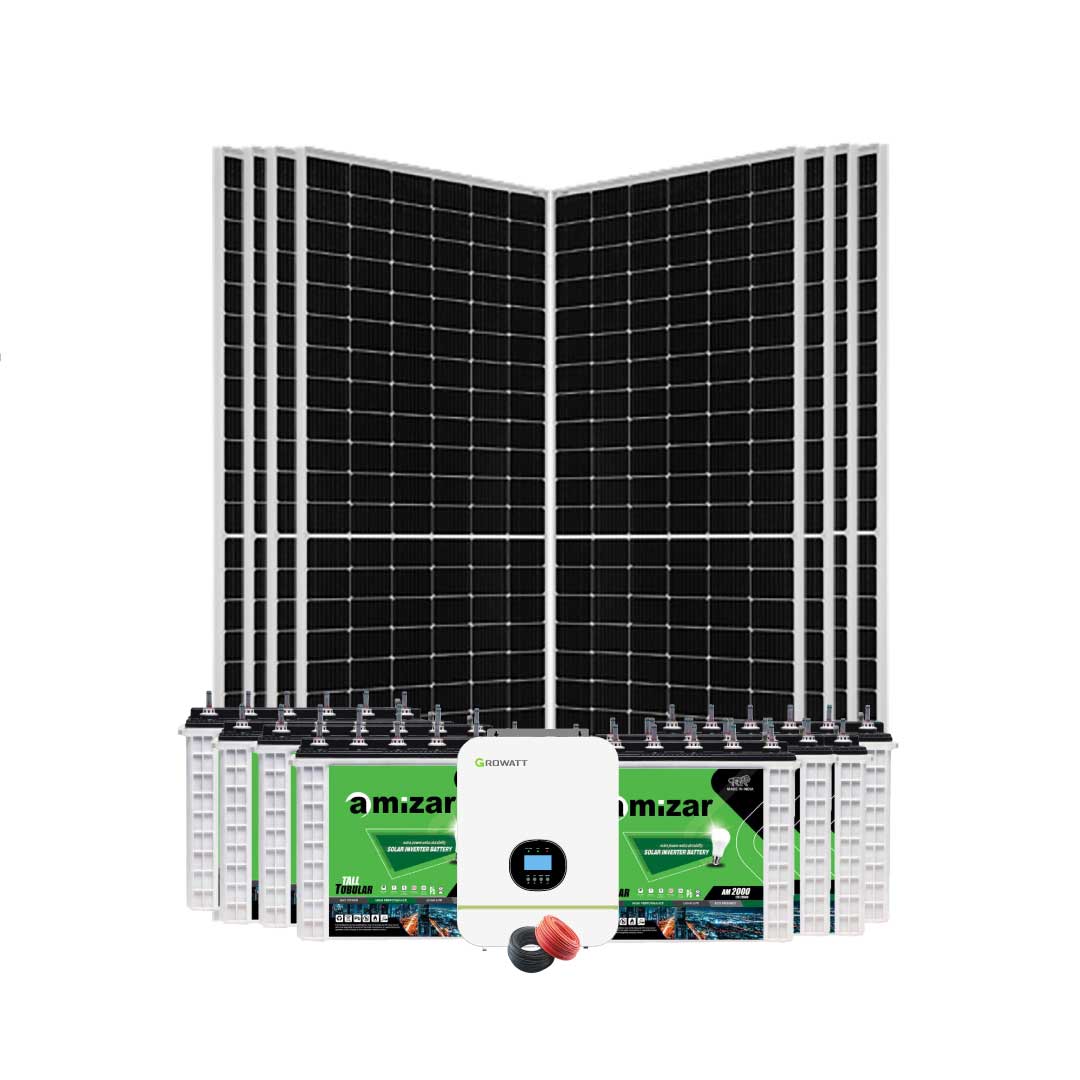 5kW Amizar 220Ah Acid Solar Kit – 8×580W Panels